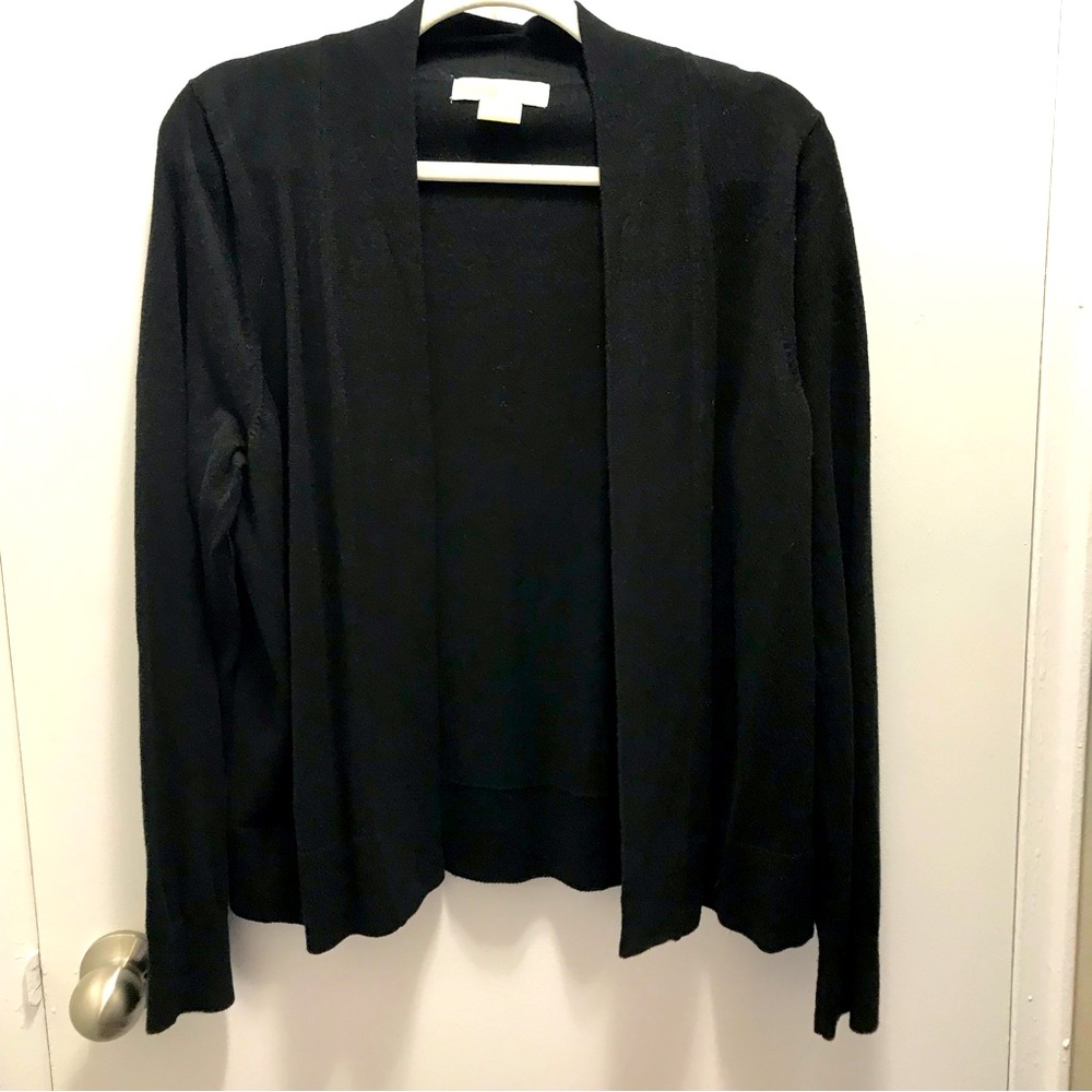 Michael Kors black open cardigan size 1X